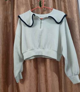 Cute White Cropped Top