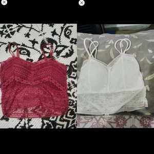 Lace Bralette Crop Tops