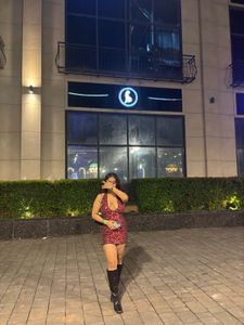 bodycone animal print mini dress