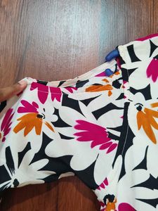 Floral Cold Shoulder Dress