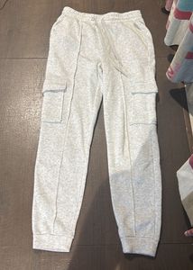 Grey Cargo Joggers