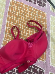 Comfortable Pink Bra