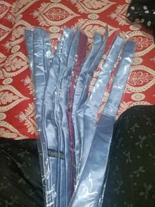 Set of Blue Satin Ties( 13)
