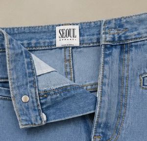 Asymmetrical Denim Jeans