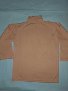 High Neck Cotton Tshirt 🛍 -orange