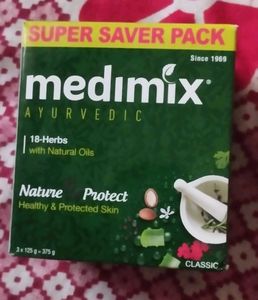 New PacK- 3 Medimix Ayurvedic Classic Soap