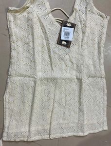 Nishorama Hans Halterneck Corset Kurti – Beige