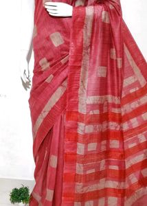 Beautiful Pink & Red Saree
