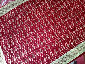 Elegant Maroon &amp; Gold✨ Saree
