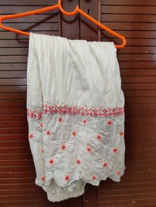Embroidered Kurta with Mirror Work