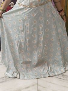 Sparkling Floral Print Lehenga choli