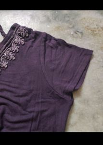 Purple Vintage Top