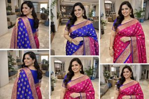 Elegant Silk Saree Graceful and Fancy