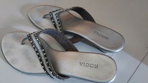 Size 7 Rocia Ethnic Low Heeled Sandals