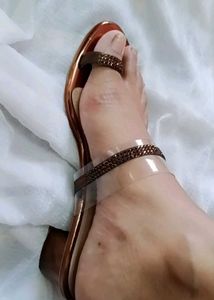 Mochi Bronze Heels