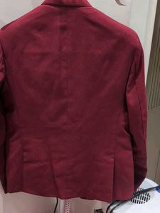 Men's Burgundy Blazer