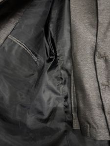 Grey Coat Pant
