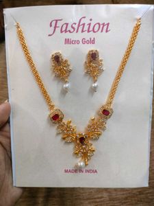 Elegant Micro Gold Jewellery Set