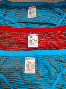 Comfortable Striped Briefs 3-Pack