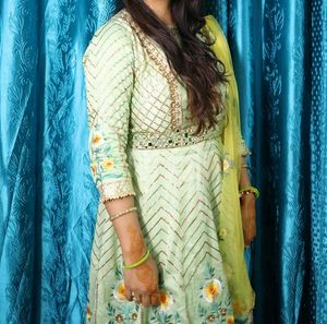 Pakistani sharara set.