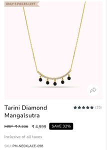 Tarini Diamond Mangalsutra