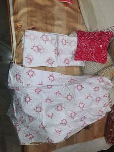 Cotton Kurta Skirt Dupatta