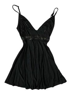 Sparkly Black Mini Dress