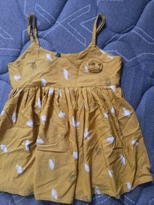 Mustard Fancy Top