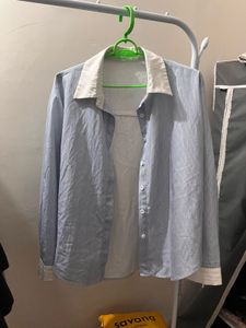 Classic Striped Button-Up Shirt