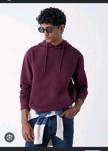 Men's Burgundy Hoodie