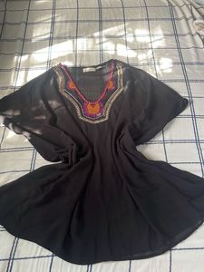Embroidered Bohemian Top