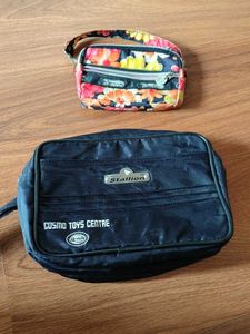 Buy One Black Travel Pouch Get 1 small  free