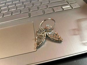 Stunning Butterfly Ring with Crystals