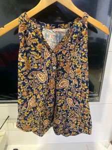 Boho Printed Halter Neck Top