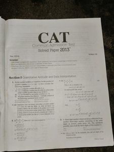 Arihant  CAT Exam– 21 Years Solved Paper