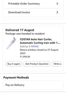 COSTAR Cosmos Automatic Curling Iron