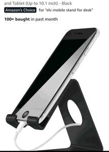 Sleek Black Card Holder New Mobile Stand