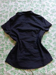 🖤💿 Y2K Black Button-Up Shirt 💿🖤