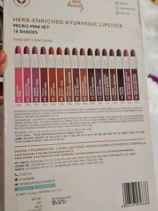 Just Herbs Lipstick Set - 16 Shades