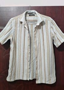 Men's Striped Short Sleeve Shirt