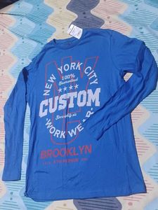 Blue 'York' Graphic Tee shirt full