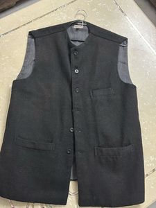 BLACK Khadi NEHRU JACKET