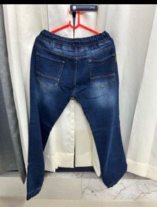 Comfortable Dark Wash Jogger Jeans