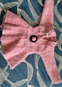 Cozy Pink Fuzzy Sweater