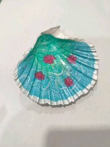 Lotus seashell trinket tray