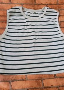 Striped Ribbed Tank Top