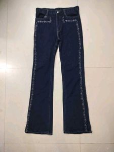 Embroidered Bootcut Jeans