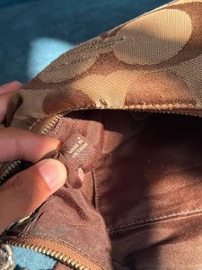 Coach Monogram Shoulder Bag