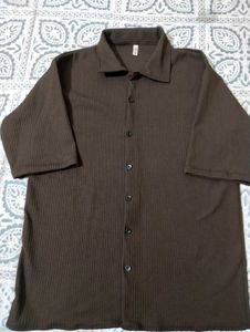 Brown Rayon shirt (New)