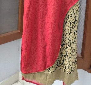 Embellished Red Kurta